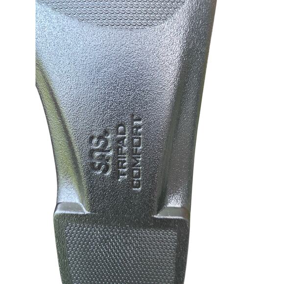 SAS Womens 10M Red Tetris Moccasin Leather Slip-On Comfort Heritage Loafers NWB - Picture 6 of 11